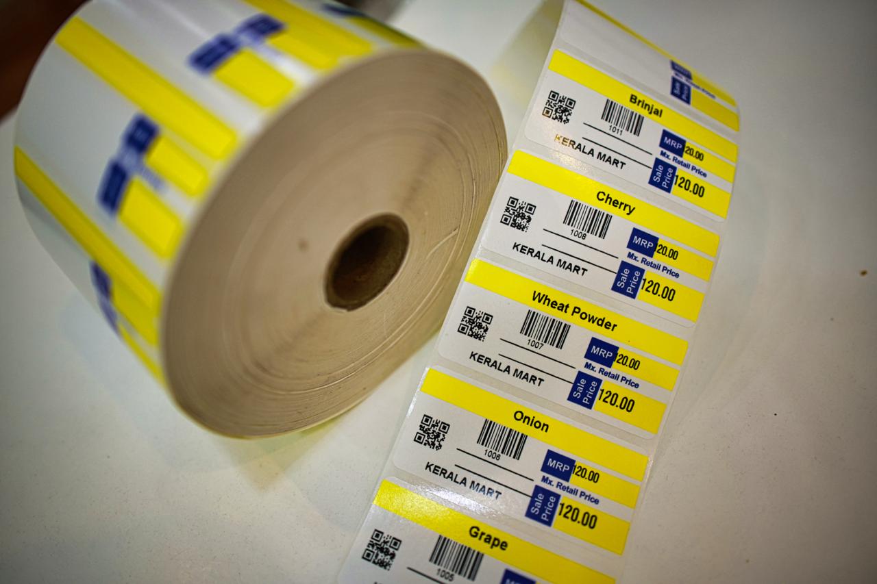 SPECIAL BARCODE LABELS