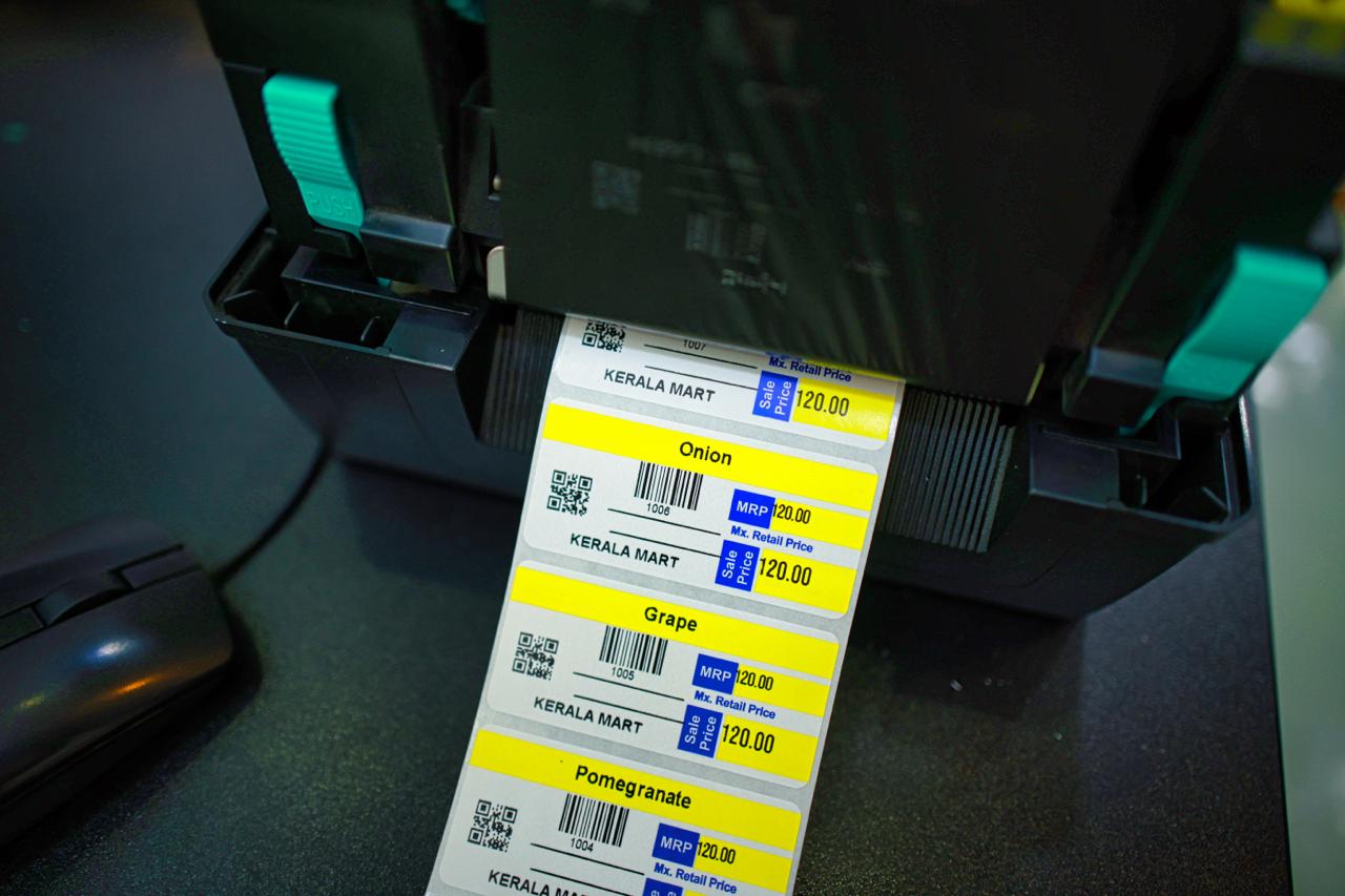 SPECIAL BARCODE LABELS