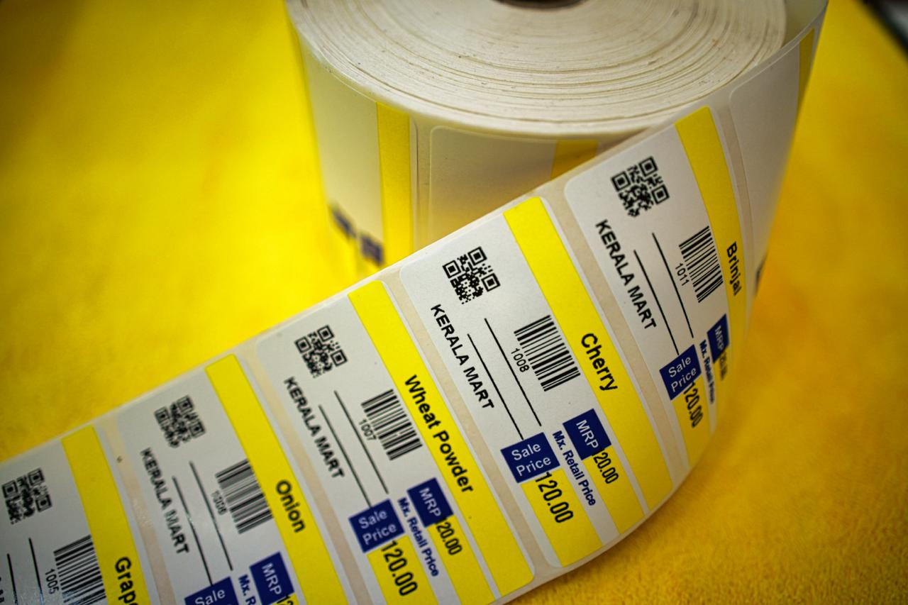 SPECIAL BARCODE LABELS